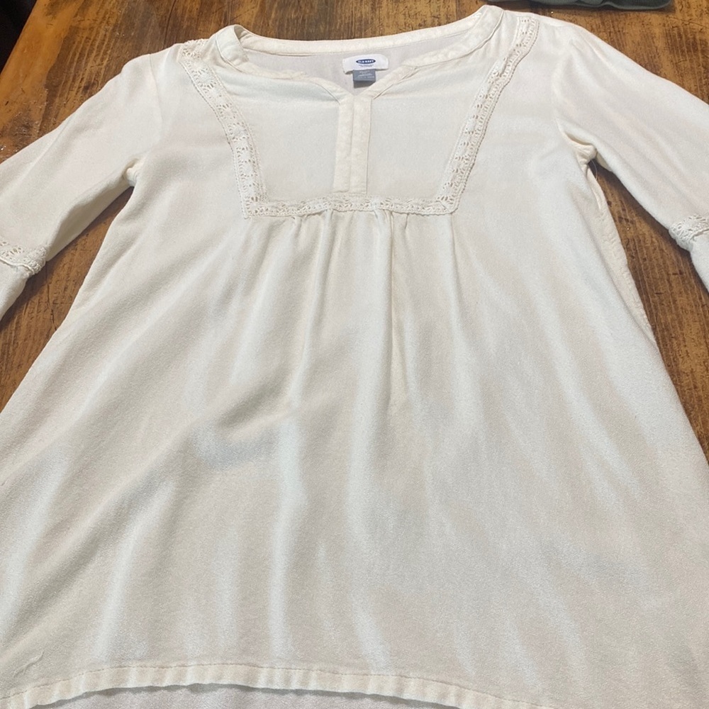 BNWOT Old Navy XL Cream Tunic
